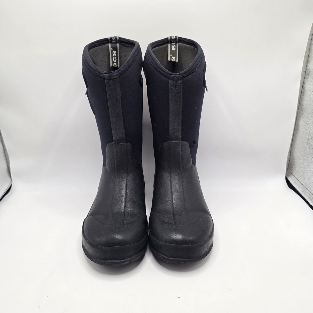 Bogs‎ Classic High Boots Kids Black Waterproof Insulated Snow Rain Mud